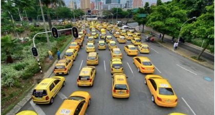 Imagen de  Paro de taxistas: estos son los puntos de concentración en Medellín