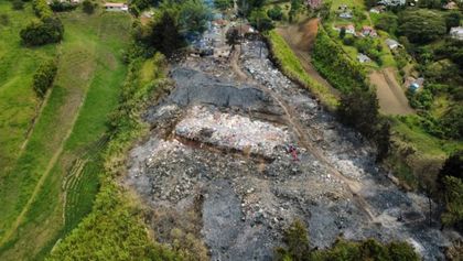 Imagen de  Controlan incendio en la Fundación Botellas de Amor en Rionegro: inicia la fase de remoción