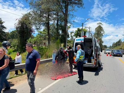 Imagen de  Accidente vial cobra la vida de un motociclista en la vía Aeropuerto – Guarne