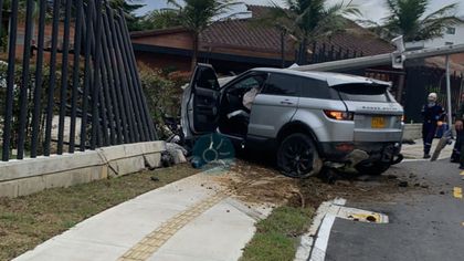 Imagen de Ciudadano evitó ser atracado al atropellar a dos delincuentes en la vía Pantanillo-El Retiro
