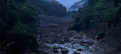 Imagen de Alerta en el Suroeste Antioqueño por derrumbe que genera obstrucción en el cauce del Río San Juan