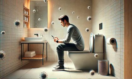 ¿Llevas el celular al baño? Conoce por qué podría ser una mala idea