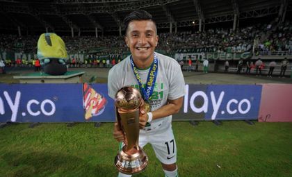 Imagen de  Yeison Guzmán, el futbolista de La Unión que se consagró campeón con Atlético Nacional