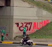 Mural promovido por congresista del Pacto Histórico en Cali fue borrado