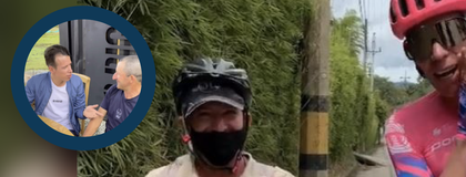 Imagen de  Rigoberto Urán contrató a «Ivancho», el floricultor cejeño que le siguió el ritmo en carretera