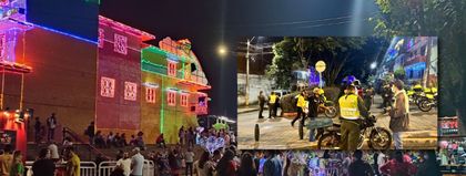 Imagen de Por gran afluencia y aumento de hurtos, refuerzan seguridad en los alumbrados de Medellín