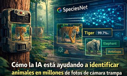 SpeciesNet: cómo la IA está ayudando a identificar animales en millones de fotos de cámara trampa