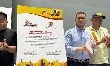 Vendedores informales serán parte del Alumbrado Navideño 2025 en Cali