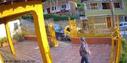 Imagen de En video: choque aparatoso cobró la vida de dos personas en Copacabana