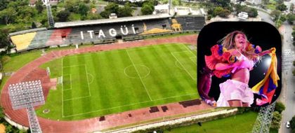Imagen de ¡Se tiene fe! Itagüí propone al estadio Ditaires para el «Tropitour» de Karol G