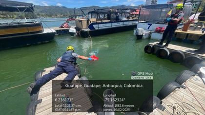 Imagen de  Un hombre murió tras ingresar al embalse de El Peñol-Guatapé: bomberos recuperaron el cuerpo