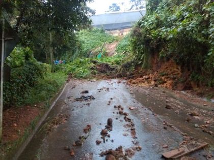 Las lluvias tienen comprometida la movilidad en la vía La Ceja-Abejorral