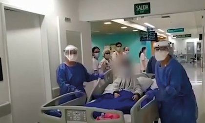 Imagen de  En video: Niño sonsoneño que tenía Covid-19 fue dado de alta