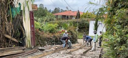 Imagen de  El Carmen de Viboral avanza en construcción de rieles y placa huella en seis veredas