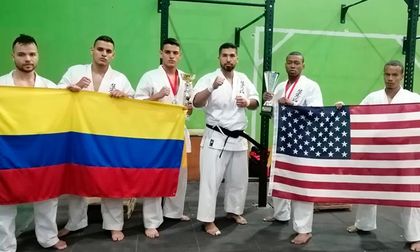 Dojo colombiano representó al país en torneo internacional de karate