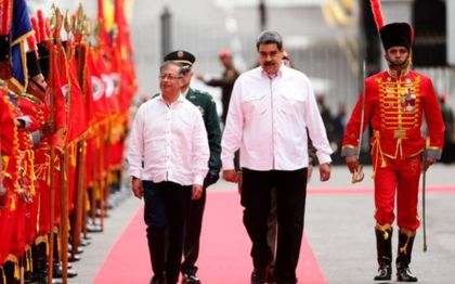 Imagen de En vivo: Gustavo Petro y Nicolás Maduro entregan declaraciones luego de su encuentro