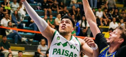 Imagen de Andrés Felipe Carmona, el rionegrero que brilló en el título de la Liga Profesional de Baloncesto con Paisas Basketball