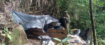 Imagen de  Destruyen laboratorio de procesamiento de PBC en vereda de San Francisco