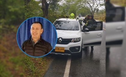 Imagen de Encontraron documentos y vehículo de rector desaparecido; están en la vía a Bolombolo