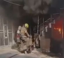 Bomberos rescataron a dos personas atrapadas durante incendio estructural en Cali