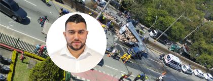 Imagen de  Identifican a uno de los conductores muertos en grave accidente en la autopista Norte