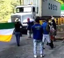 Indígenas bloquearon vía a Buenaventura