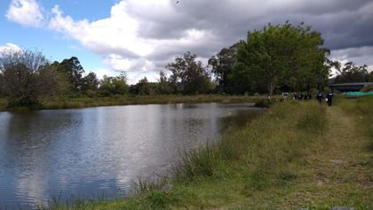 Imagen de Autoridades realizan labores de rescate de joven que se habría ahogado en un lago en Rionegro