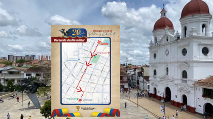 Imagen de  Rionegro tendrá cambios temporales en la movilidad por el Gran Desfile Militar del 20 de julio