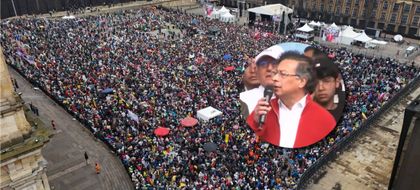 Imagen de  “El Congreso no puede ser sirviente del dinero”: presidente Petro, en defensa de las reformas durante jornada de marchas