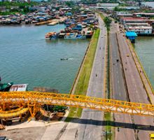 Obras de mantenimiento en puentes de Buenaventura