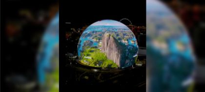 Imagen de  ¡Guatapé en la esfera de Las Vegas! Así es el majestuoso video proyectado en Estados Unidos