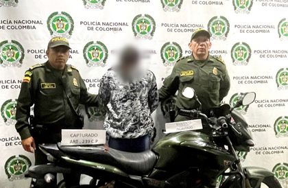 Imagen de  Una captura y una moto recuperada dejó intento de hurto en La Ceja; autoridades buscan a otro sujeto