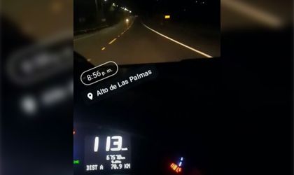 Imagen de Hombre genera rechazo: atropelló a un perrito en la vía Las Palmas y lo subió a sus historias