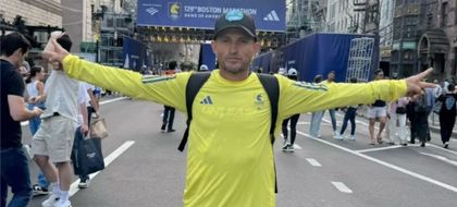 Imagen de Juan Carlos Cardona, el mejor colombiano en la Maratón de Boston