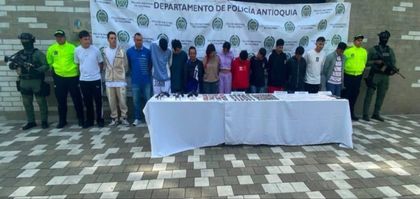 Imagen de  Operativo en El Peñol dejó 14 capturados y armas incautadas