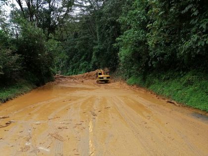 Imagen de Esta es la situación de la autopista Medellín-Bogotá, a la altura de Cocorná