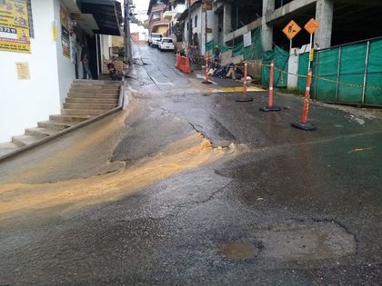 Imagen de 60% de la zona urbana de Marinilla amaneció sin agua