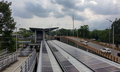 Terminal Simón Bolívar del MIO ya tiene planta solar y wifi gratuito