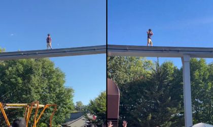 Video: niño se subió a la vía de un monorriel y provocó momentos de tensión
