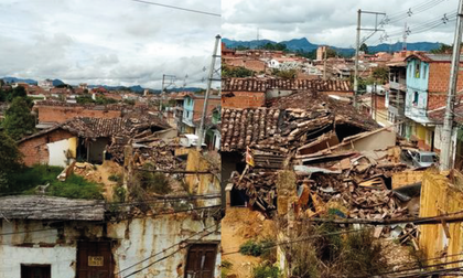 Imagen de  ¡Colapsó vivienda abandonada en Rionegro!
