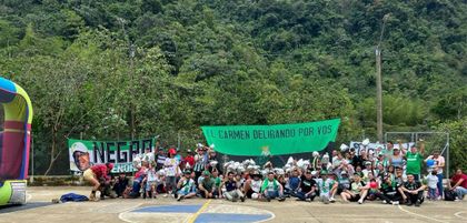 Imagen de  ¡Bonita labor! Hinchas de Nacional en El Carmen y en otros municipios realizan la “Navidad Verdolaga”