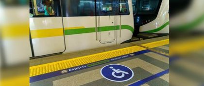 Imagen de  Metro de Medellín implementa espacios preferenciales para personas con discapacidad física en sus estaciones y trenes