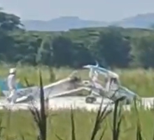 Avioneta se accidentó en Cartago ¿Qué pasó con la piloto?