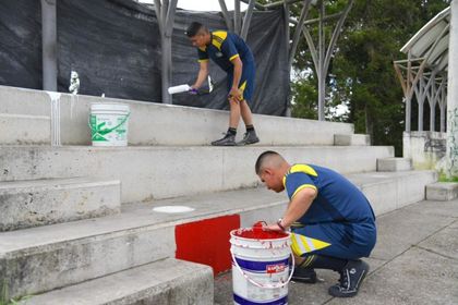 Imagen de  CACOM 5 e IMER recuperaron escenario deportivo en Santa Bárbara, Rionegro