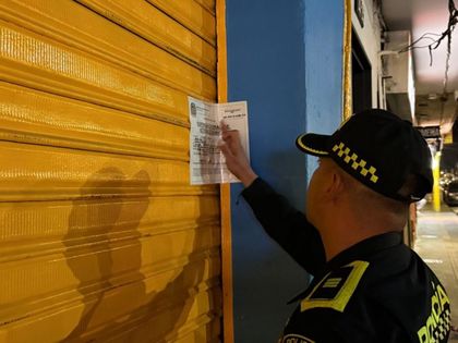 Imagen de Ocho establecimientos cerrados y seis comparendos: el saldo de los operativos nocturnos en La Ceja