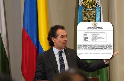 Imagen de Alcalde de Medellín y secretario de Educación no cumplirán con sanción de arresto y multa