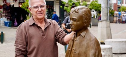 Imagen de  Rionegro incorpora una nueva escultura inspirada en la infancia de José María Córdova