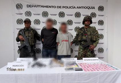 Imagen de  Operativo en Sonsón deja dos capturados y armas incautadas