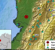 Chocó registra cinco sismos entre la noche del lunes y la madrugada del martes