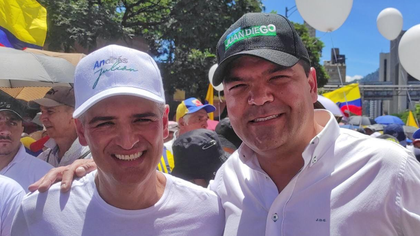 Imagen de  Andrés Julián Rendón y Juan Diego Gómez definirán candidato único a la Gobernación